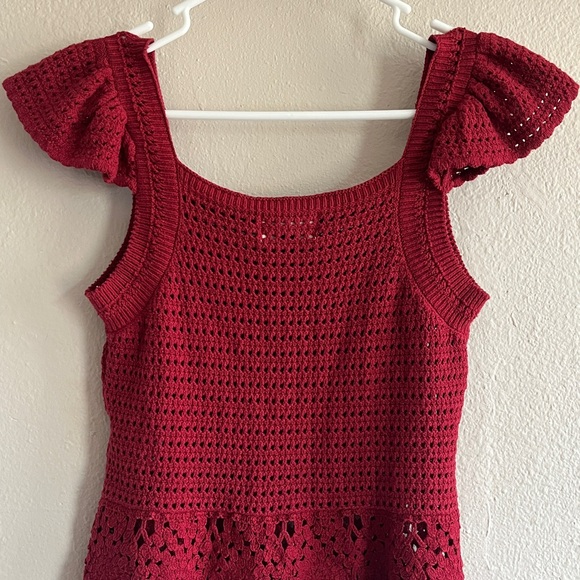 Universal Thread Red Knit Top - Picture 4 of 8